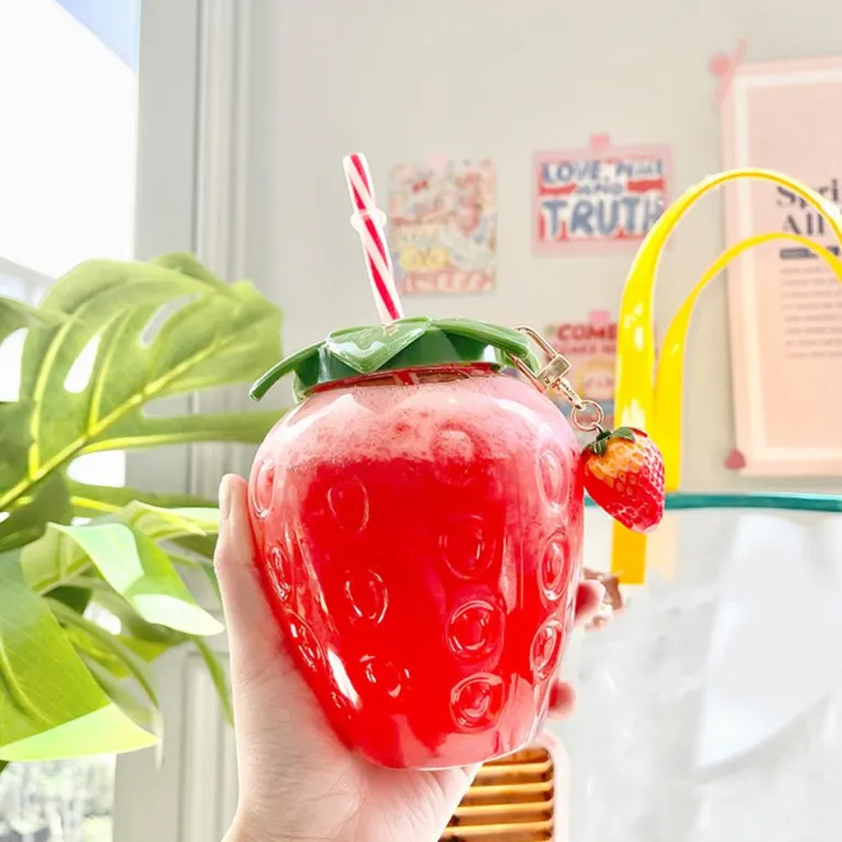 Strawberry Shaped Water Bottle