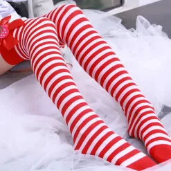 Strawberry Striped Stockings