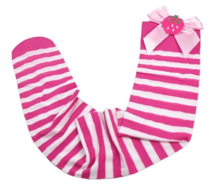 Strawberry Striped Stockings