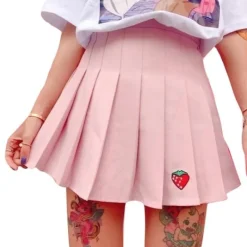 Strawberry Tennis Skirt
