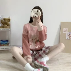 Strawbunny Knit Pullover