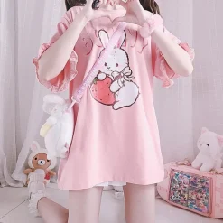 Strawbunny Oversized Tee