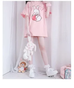 Strawbunny Oversized Tee