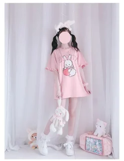 Strawbunny Oversized Tee
