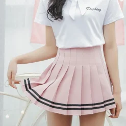 Striped Tennis Skirt