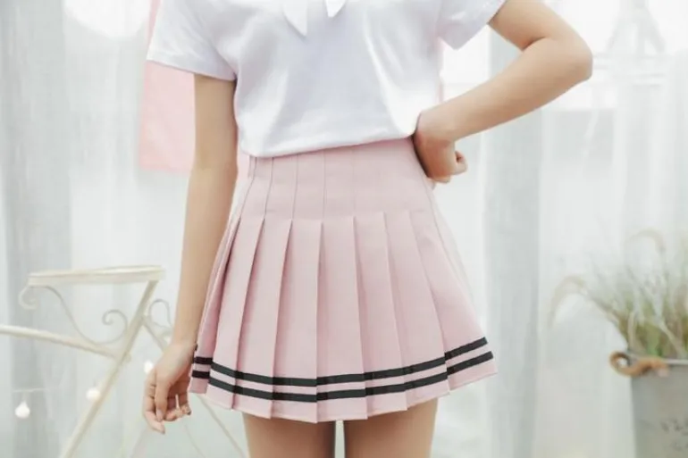 Striped Tennis Skirt