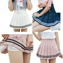 Striped Tennis Skirt