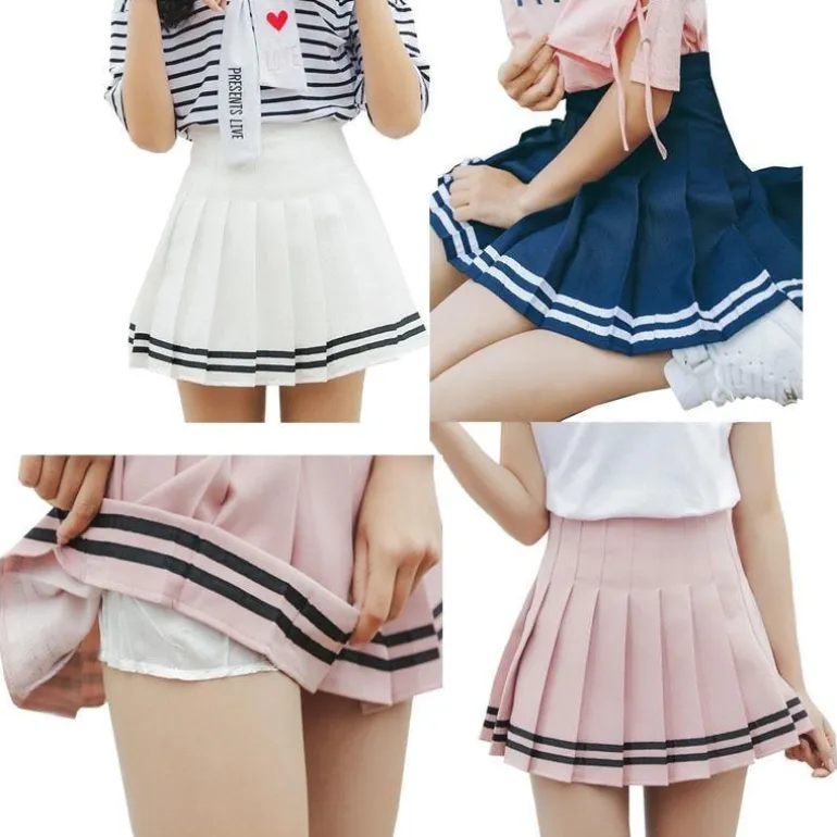 Striped Tennis Skirt