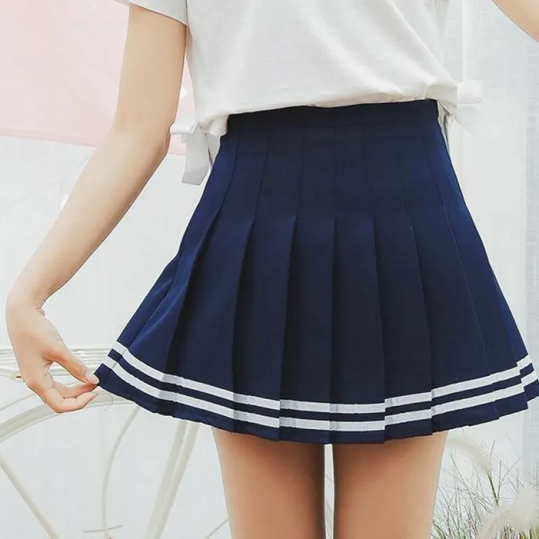 Striped Tennis Skirt