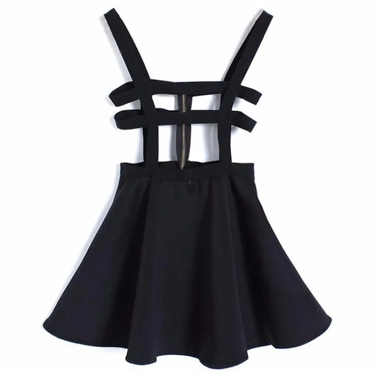 Suspender Cut-Out Dress
