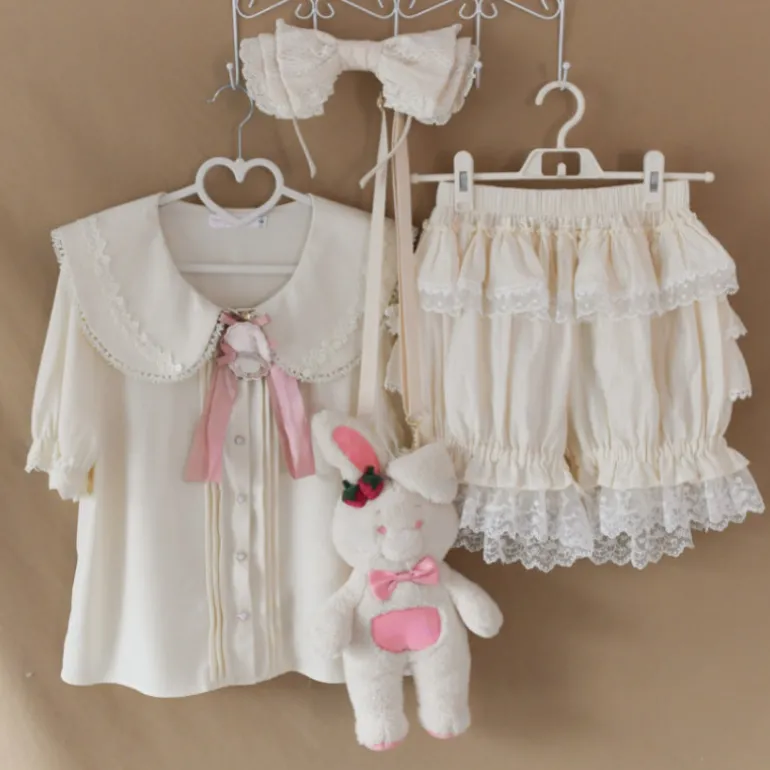 Sweet Beige Bloomer Shorts