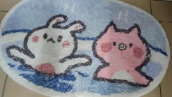 Sweet Bunny Friends Fluffy Floor Mat
