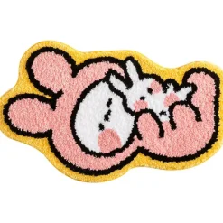 Sweet Bunny Friends Fluffy Floor Mat