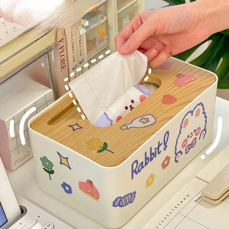 Sweet Bunny Tissue Box & Phone Holder