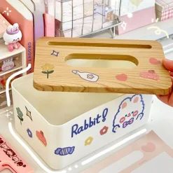 Sweet Bunny Tissue Box & Phone Holder