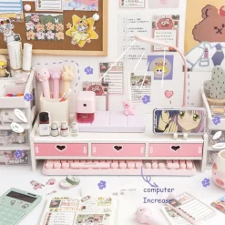 Sweet Heart Pink Storage Rack