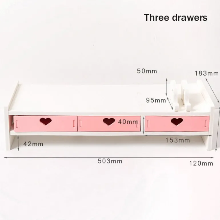 Sweet Heart Pink Storage Rack