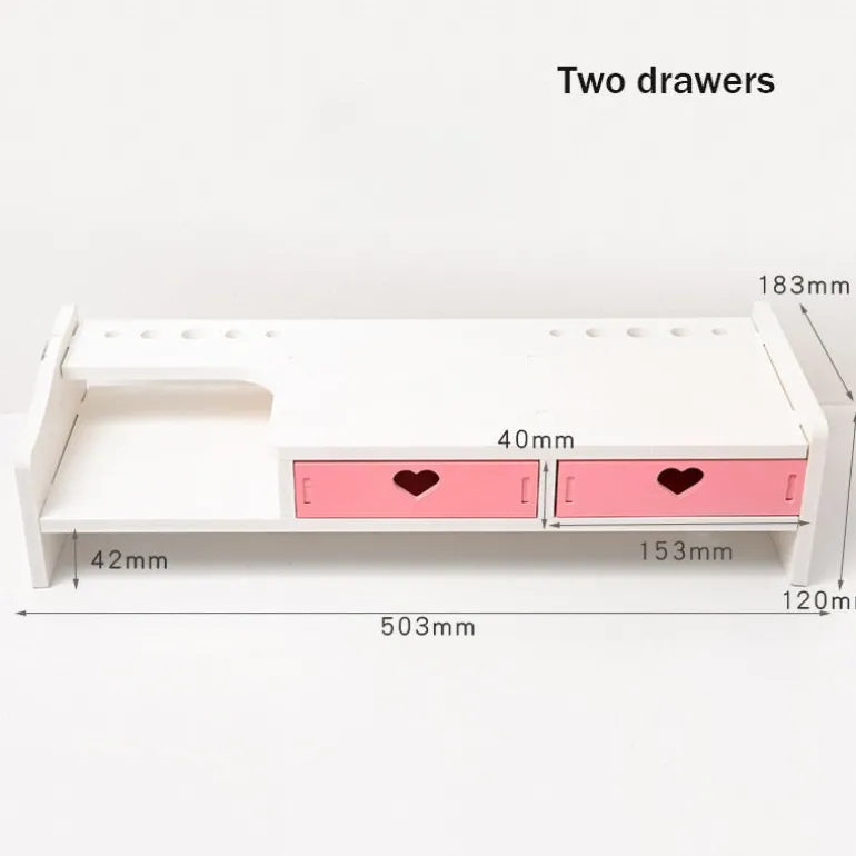 Sweet Heart Pink Storage Rack