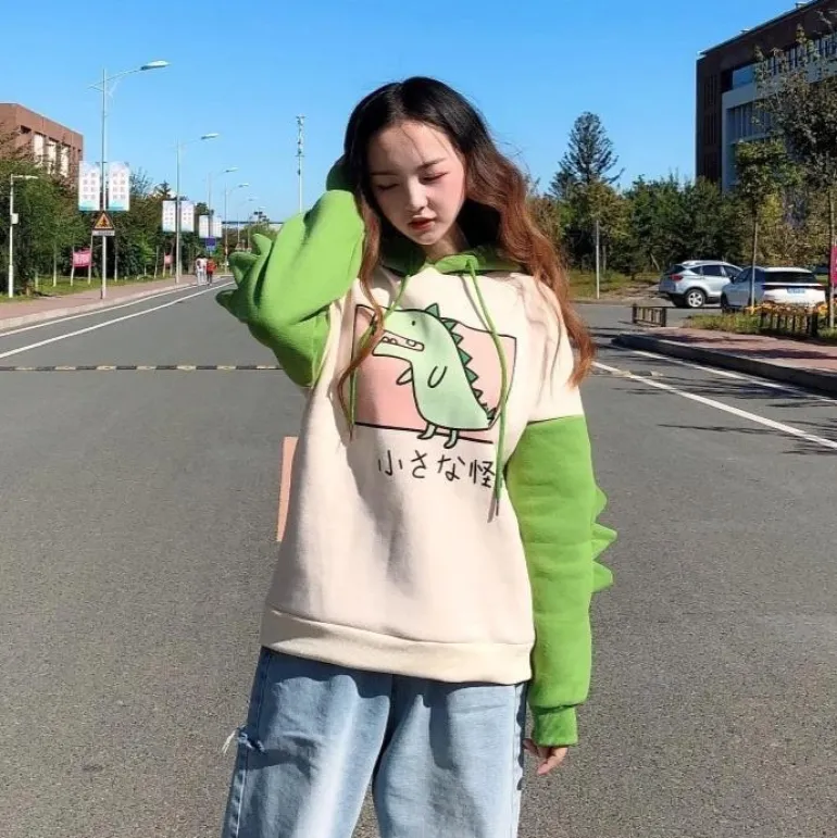 Sweet Japanese Dino Hoodie