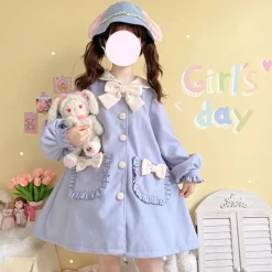 Sweet Sailor Long Trench Coat