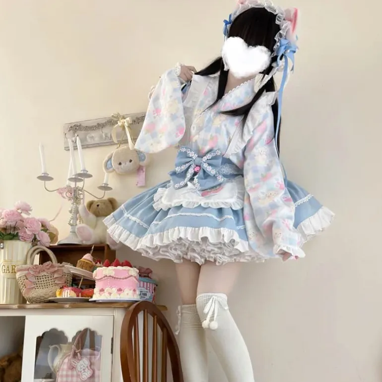Sweet Strawberry Kimono