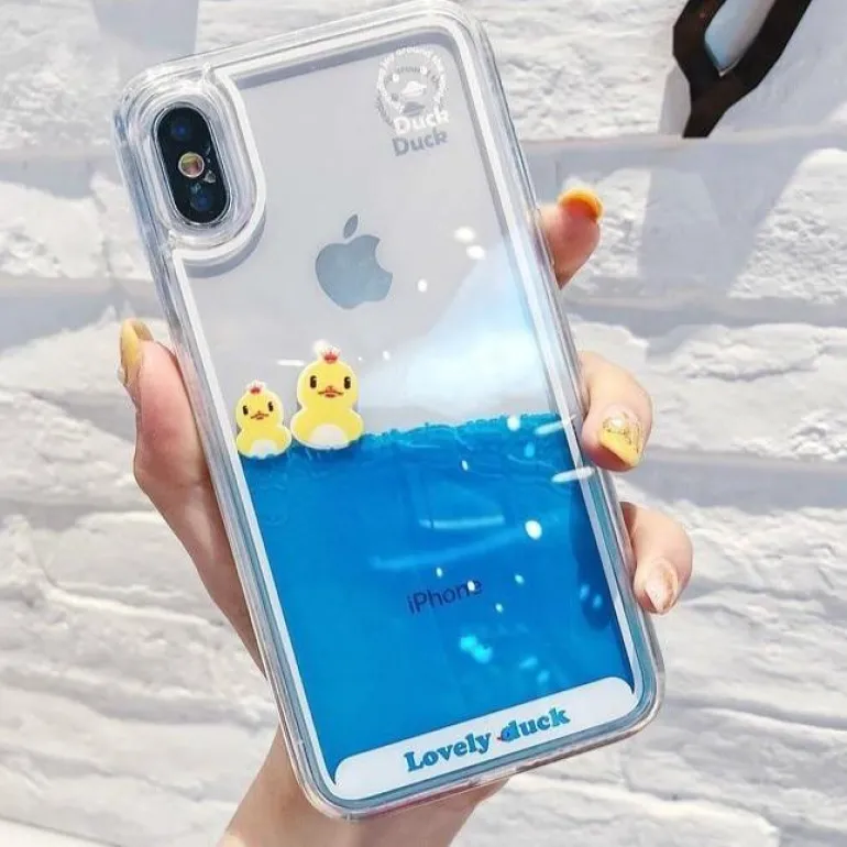 Swimming Duck iPhone Case