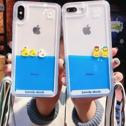 Swimming Duck iPhone Case