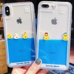 Swimming Duck iPhone Case