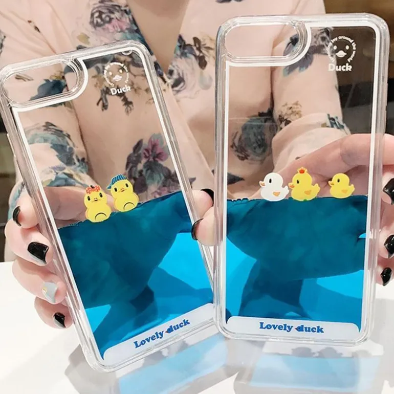 Swimming Duck iPhone Case