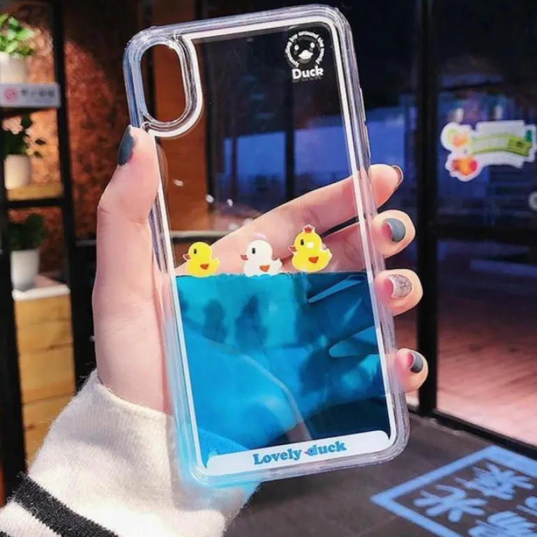 Swimming Duck iPhone Case