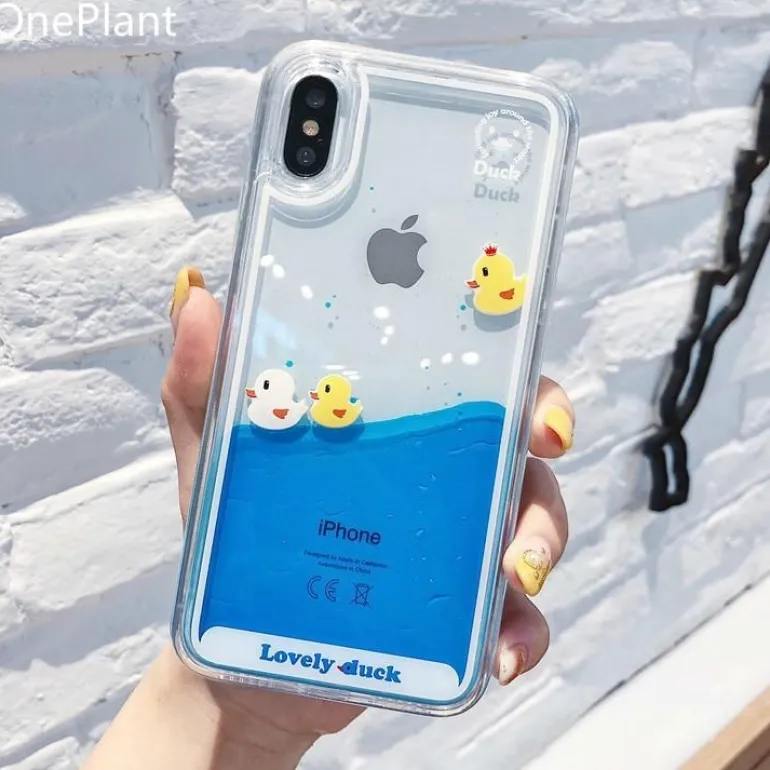 Swimming Duck iPhone Case