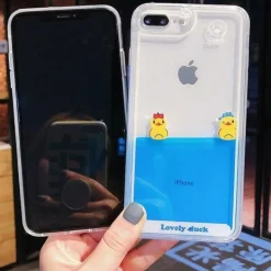 Swimming Duck iPhone Case