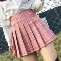 Tartan Plaid School Girl Skirt