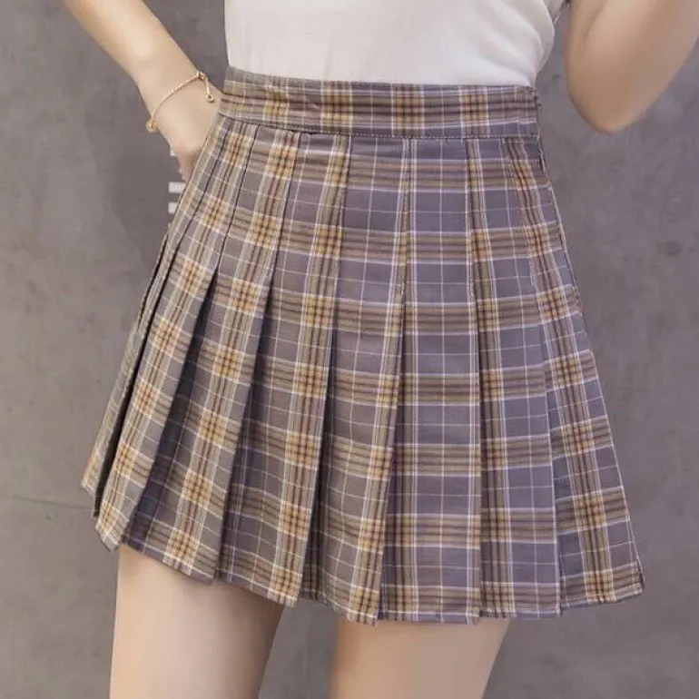 Tartan Plaid School Girl Skirt