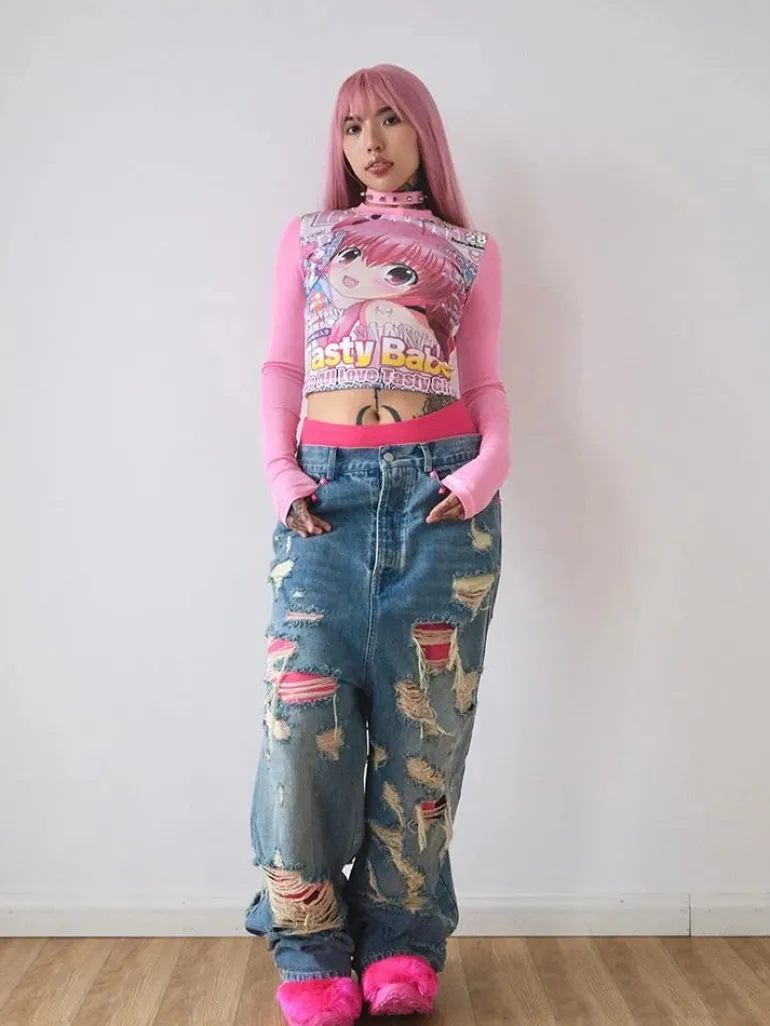 Tasty Babe Manga Long Sleeve Tee