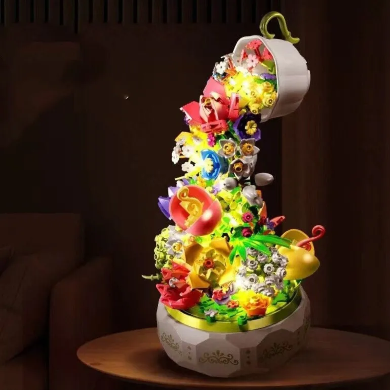 Teacup Cascade Building Block Set