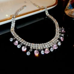 Teardrop Layered Pearl Choker