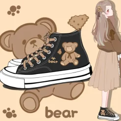 Teddy Bear Hi Tops
