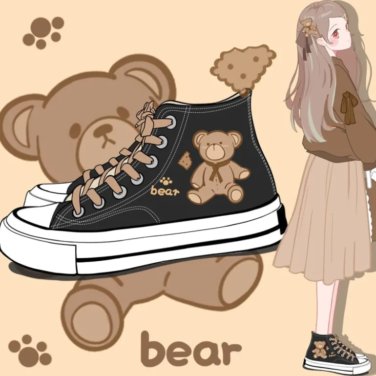 Teddy Bear Hi Tops