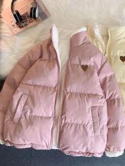 Teddy Bear Love Double Sided Coat