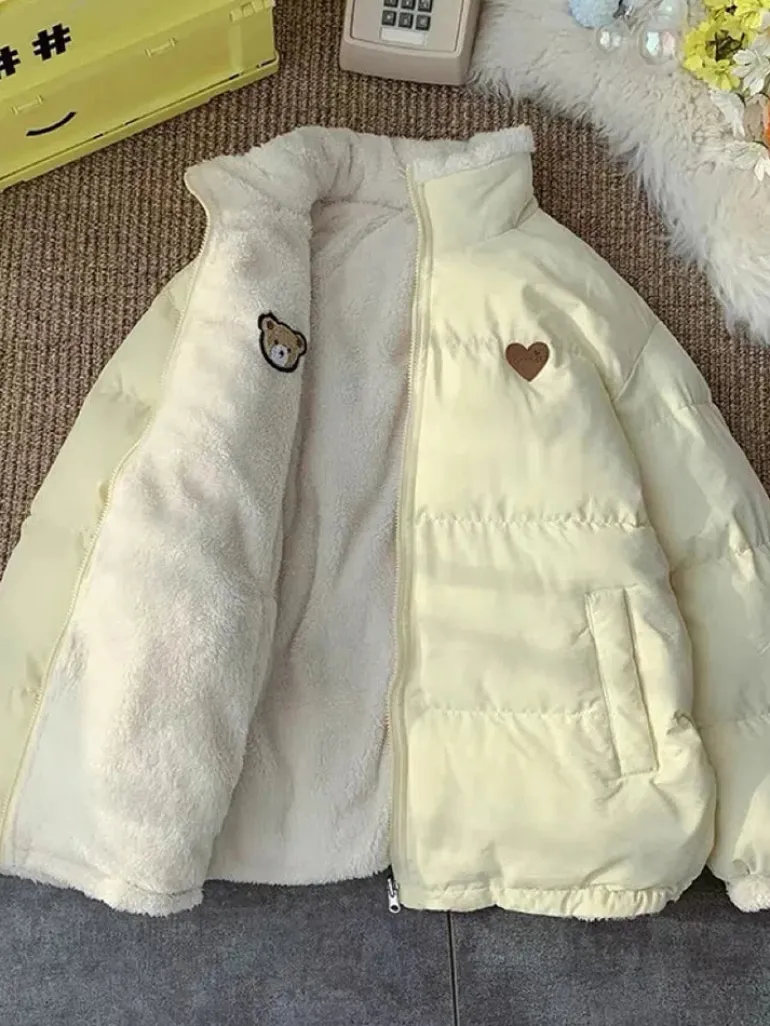 Teddy Bear Love Double Sided Coat