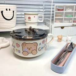 Teddy Bear Ramen Cookware Bowl