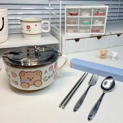 Teddy Bear Ramen Cookware Bowl