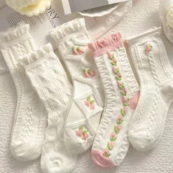 Textured Angelic Socks