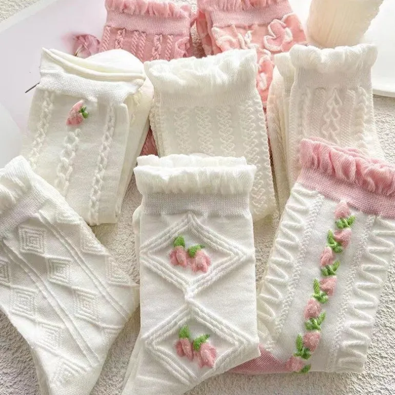 Textured Angelic Socks