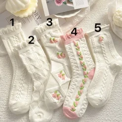 Textured Angelic Socks
