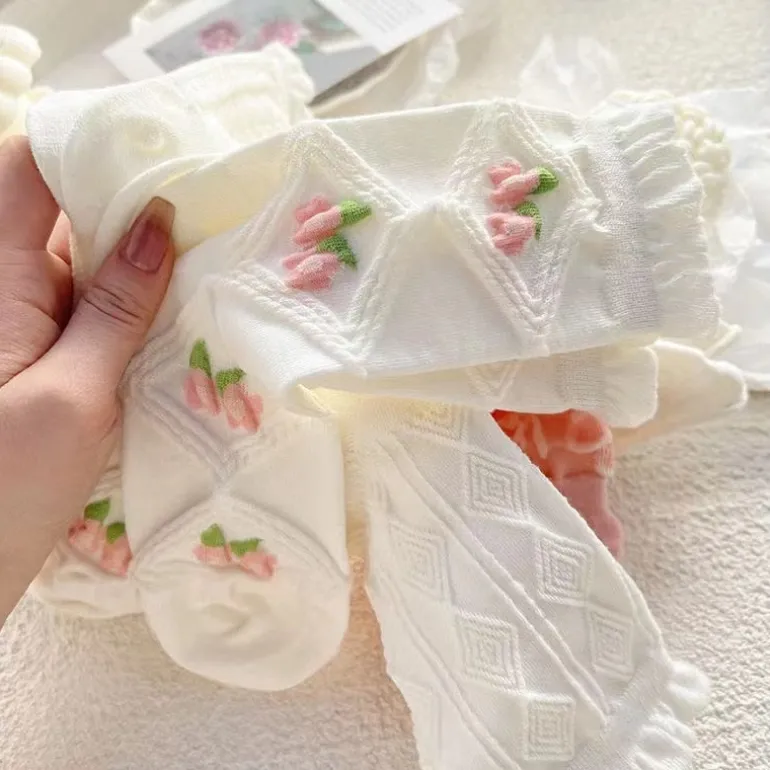 Textured Angelic Socks