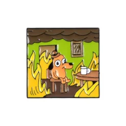This Is Fine Enamel Pin