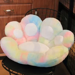 Tie-Dye Paw Gamer Chair Cushion