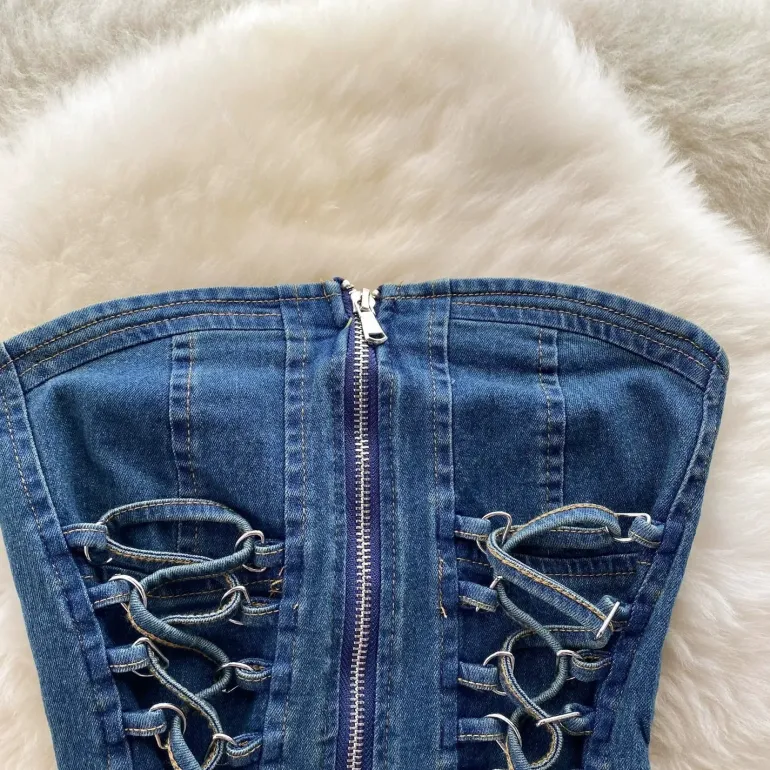Tiny Denim Dancer Outfit Set